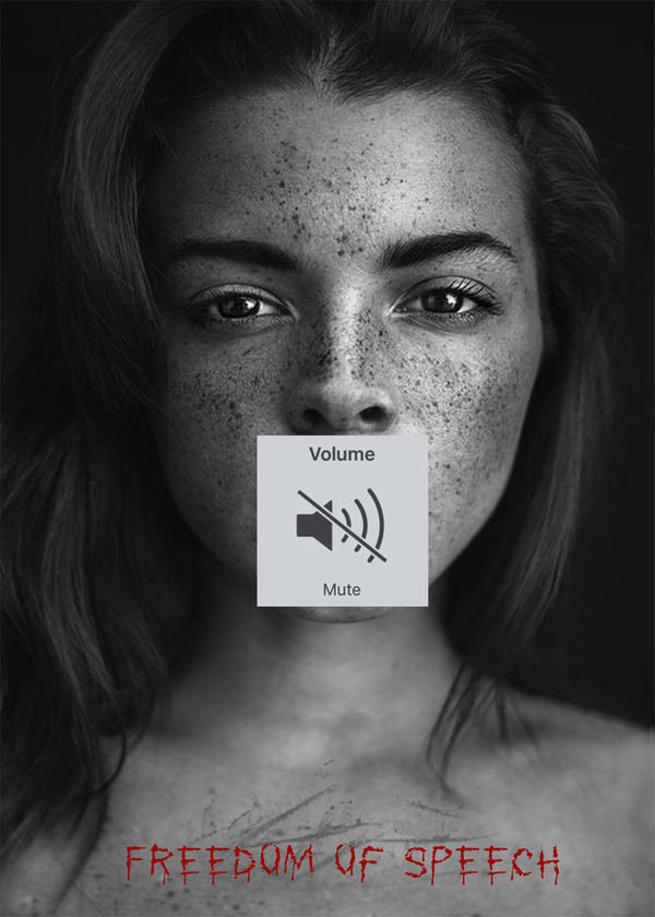 Freedom of Speech Poster Design