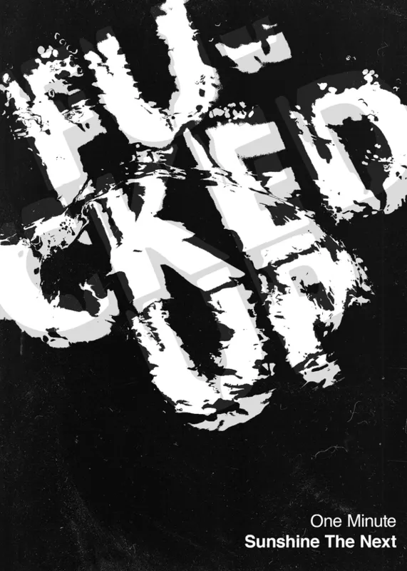 Messy Typography Poster Design